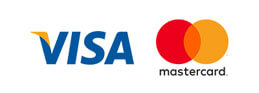Visa & Mastercard Accepted | T. Benjamin's Barber Shop & Shave Parlor footer-card-logos